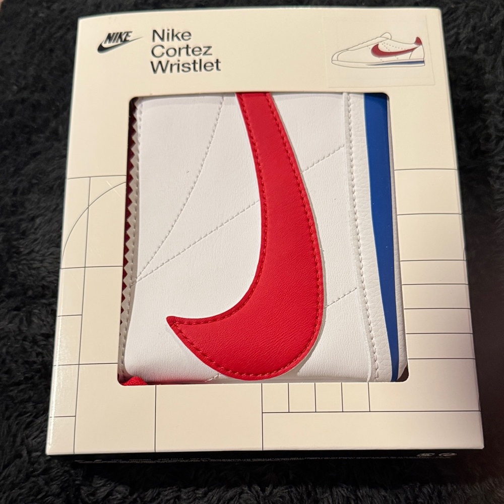 Nike Cortez Wristlet - White and Red